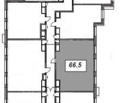 2-комнатная квартира площадью 68 кв.м, Рязанский переулок, д. 13 | цена 16 440 000 руб. | www.metrprice.ru