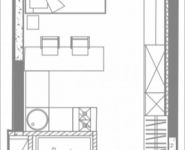 1-комнатная квартира площадью 26.38 кв.м, 1-я улица Леонова, 1 | цена 4 927 863 руб. | www.metrprice.ru