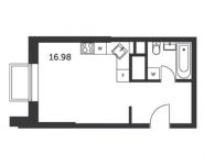 1-комнатная квартира площадью 26.7 кв.м,  | цена 3 268 222 руб. | www.metrprice.ru