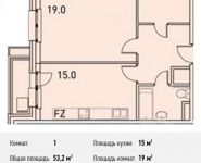 1-комнатная квартира площадью 53 кв.м, Красносельская Верхняя ул., 19 | цена 18 500 000 руб. | www.metrprice.ru