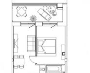 2-комнатная квартира площадью 42.3 кв.м в Лофт-проект "Kleinhouse", Красносельская Нижн. улица, д.35 | цена 14 262 278 руб. | www.metrprice.ru