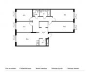 4-комнатная квартира площадью 112.6 кв.м, | цена 10 708 260 руб. | www.metrprice.ru