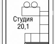 1-комнатная квартира площадью 24 кв.м, 3-й Силикатный проезд, вл. 4, корп. 2 | цена 4 899 290 руб. | www.metrprice.ru