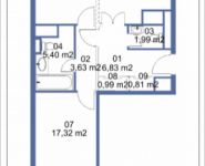 3-комнатная квартира площадью 85.64 кв.м, Кудрявцева, IV | цена 8 564 000 руб. | www.metrprice.ru
