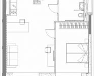 2-комнатная квартира площадью 53.9 кв.м, 1-я улица Леонова, 1 | цена 9 455 030 руб. | www.metrprice.ru