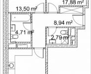 2-комнатная квартира площадью 68.59 кв.м, Лазоревый пр., 3 | цена 17 134 330 руб. | www.metrprice.ru
