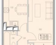 1-комнатная квартира площадью 33 кв.м в ЖК "Березовая Аллея", Березовая аллея, 17 | цена 8 068 689 руб. | www.metrprice.ru