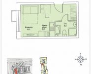 1-комнатная квартира площадью 20 кв.м, Ореховый бульвар, влд.24 к2 | цена 3 549 600 руб. | www.metrprice.ru