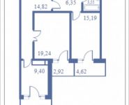 2-комнатная квартира площадью 85.7 кв.м, Кудрявцева, 15 | цена 9 870 480 руб. | www.metrprice.ru
