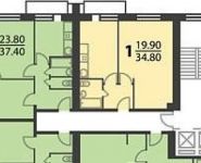 2-комнатная квартира площадью 40 кв.м, Молодогвардейская ул., 26к1 | цена 7 000 000 руб. | www.metrprice.ru
