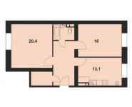 2-комнатная квартира площадью 67.1 кв.м, Весенняя ул. | цена 4 850 000 руб. | www.metrprice.ru