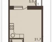 1-комнатная квартира площадью 36.4 кв.м, Гродненская улица, 5 | цена 7 352 254 руб. | www.metrprice.ru