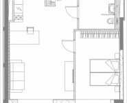 2-комнатная квартира площадью 54.03 кв.м, 1-я улица Леонова, 1 | цена 8 075 053 руб. | www.metrprice.ru