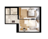 1-комнатная квартира площадью 42.1 кв.м, Ясеневая ул, 12к2 | цена 9 064 130 руб. | www.metrprice.ru