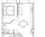 2-комнатная квартира площадью 42 кв.м в Лофт-проект "Kleinhouse", Красносельская Нижняя ул., 35 | цена 11 063 808 руб. | www.metrprice.ru