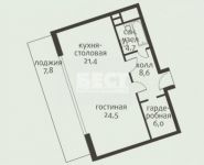 1-комнатная квартира площадью 71.8 кв.м, Ефремова ул., 10 | цена 40 500 000 руб. | www.metrprice.ru