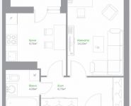 1-комнатная квартира площадью 36.18 кв.м, Володарское шоссе, 22, корп.22 | цена 2 827 864 руб. | www.metrprice.ru