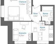 2-комнатная квартира площадью 36 кв.м, Вертолетная ул. | цена 3 317 000 руб. | www.metrprice.ru