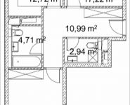 2-комнатная квартира площадью 69 кв.м, Лазоревый пр., 3 | цена 15 425 157 руб. | www.metrprice.ru