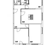 3-комнатная квартира площадью 70.12 кв.м, 2-я Муравская | цена 9 047 162 руб. | www.metrprice.ru