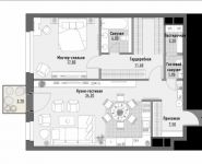 2-комнатная квартира площадью 65.6 кв.м, Ильменский проезд, 17к3 | цена 11 781 760 руб. | www.metrprice.ru