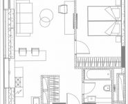 2-комнатная квартира площадью 40.13 кв.м, 1-я улица Леонова, 1 | цена 8 535 049 руб. | www.metrprice.ru