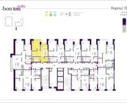 1-комнатная квартира площадью 43.1 кв.м,  | цена 5 042 700 руб. | www.metrprice.ru