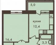 1-комнатная квартира площадью 47.7 кв.м, Гродненская улица, 5 | цена 8 956 867 руб. | www.metrprice.ru