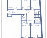 4-комнатная квартира площадью 145 кв.м, Кудрявцева, 14 | цена 14 717 500 руб. | www.metrprice.ru