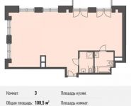 3-комнатная квартира площадью 108 кв.м, Люсиновский 3-й пер., 1 | цена 32 237 425 руб. | www.metrprice.ru