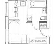 1-комнатная квартира площадью 18.7 кв.м в Лофт-проект "Kleinhouse",  | цена 5 749 128 руб. | www.metrprice.ru
