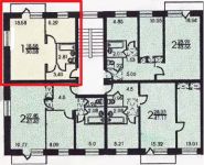 1-комнатная квартира площадью 30.6 кв.м, 2-й Балтийский переулок, 6 | цена 7 000 000 руб. | www.metrprice.ru