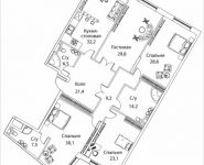 4-комнатная квартира площадью 208 кв.м, Погодинская улица, 2/3 стр 1,2,3,4, корп.1 | цена 156 774 600 руб. | www.metrprice.ru