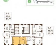 1-комнатная квартира площадью 44 кв.м, Донецкая ул., 30С1 | цена 5 490 342 руб. | www.metrprice.ru