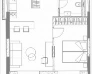 2-комнатная квартира площадью 40.25 кв.м, 1-я улица Леонова, 1 | цена 7 135 037 руб. | www.metrprice.ru