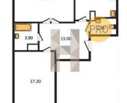 2-комнатная квартира площадью 70.4 кв.м, ул Аннинская, д. 3к | цена 6 165 900 руб. | www.metrprice.ru