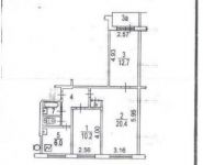 3-комнатная квартира площадью 59 кв.м, Борисовский пр., 36К1 | цена 8 000 000 руб. | www.metrprice.ru