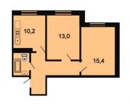 2-комнатная квартира площадью 51.2 кв.м,  | цена 3 288 600 руб. | www.metrprice.ru