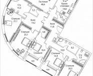 6-комнатная квартира площадью 251 кв.м, Погодинская улица, 2/3 стр 1,2,3,4, корп.1 | цена 206 737 600 руб. | www.metrprice.ru