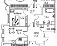 4-комнатная квартира площадью 130 кв.м, Авиационная, 77к2, корп.2 | цена 32 346 991 руб. | www.metrprice.ru