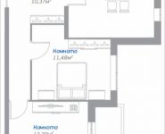 2-комнатная квартира площадью 62.55 кв.м, Новорязанское шоссе, 15, корп.15 | цена 4 405 834 руб. | www.metrprice.ru