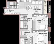 2-комнатная квартира площадью 55.6 кв.м в ЖК "РЕНОМЭ", Ильменский проезд, 17к3 | цена 10 703 000 руб. | www.metrprice.ru