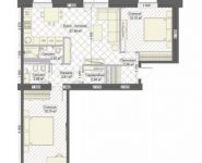 3-комнатная квартира площадью 80.5 кв.м, 1812 года ул., 8К1 | цена 31 500 000 руб. | www.metrprice.ru