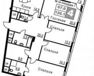4-комнатная квартира площадью 126 кв.м, Электролитный пр., ВЛ16К5 | цена 28 498 474 руб. | www.metrprice.ru