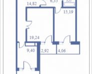 2-комнатная квартира площадью 85 кв.м, Кудрявцева, 15 | цена 9 423 882 руб. | www.metrprice.ru