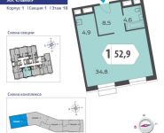 3-комнатная квартира площадью 84.1 кв.м в ЖК "Староалексеевская", Институтская 2-я ул, 6к5 | цена 12 774 790 руб. | www.metrprice.ru