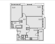 3-комнатная квартира площадью 71 кв.м, Николо-Хованская ул, 12к2 | цена 6 623 770 руб. | www.metrprice.ru