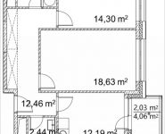 2-комнатная квартира площадью 66.2 кв.м, Лазоревый пр., 3 | цена 13 912 525 руб. | www.metrprice.ru