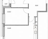 3-комнатная квартира площадью 67.33 кв.м, Лазоревый пр., 3 | цена 13 221 928 руб. | www.metrprice.ru