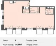 4-комнатная квартира площадью 134.1 кв.м, Люсиновский 3-й пер., 1 | цена 46 555 867 руб. | www.metrprice.ru